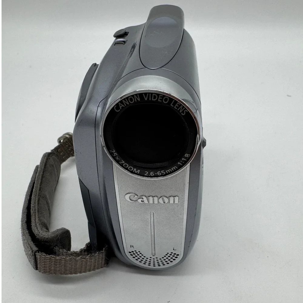 Canon ZR500 MiniDV Digital Video Camcorder 25x Optical Zoom Blue Parts Repair